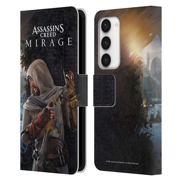 Assassin's Creed Graphics Basim Poster Leather Book Wallet Case Cover For Samsung Galaxy S23 5G