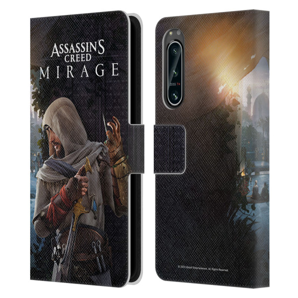 Assassin's Creed Mirage Graphics Basim Poster Leather Book Wallet Case Cover For Sony Xperia 5 IV
