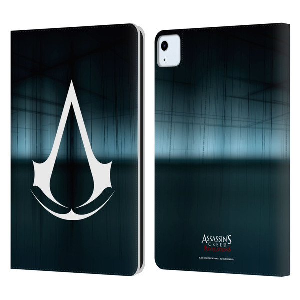 Assassin's Creed Revelations Logo Animus Black Room Leather Book Wallet Case Cover For Apple iPad Air 11 2020/2022/2024