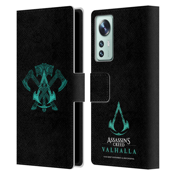 Assassin's Creed Valhalla Symbols And Patterns ACV Weapons Leather Book Wallet Case Cover For Xiaomi 12