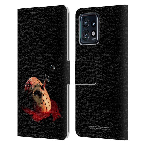 Friday the 13th: The Final Chapter Key Art Poster Leather Book Wallet Case Cover For Motorola Moto Edge 40 Pro