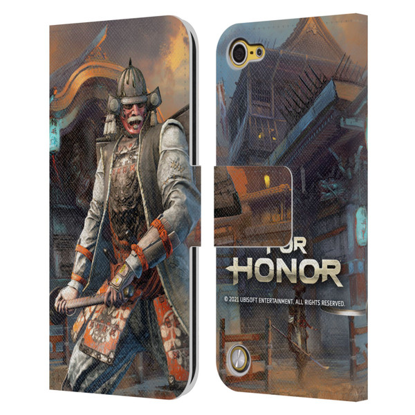 For Honor Characters Kensei Leather Book Wallet Case Cover For Apple iPod Touch 5G 5th Gen