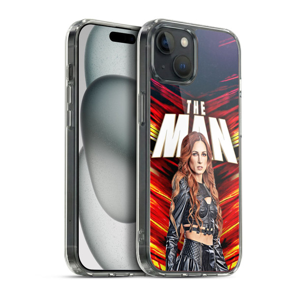 WWE Becky Lynch The Man Soft Gel Case for Apple iPhone 15 Plus & MagSafe