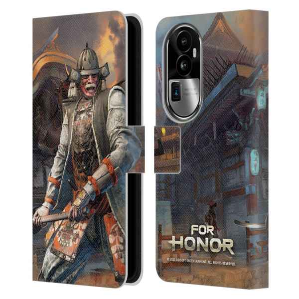For Honor Characters Kensei Leather Book Wallet Case Cover For OPPO Reno10 Pro+