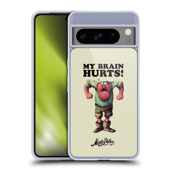 Monty Python Key Art My Brain Hurts Soft Gel Case for Google Pixel 8 Pro