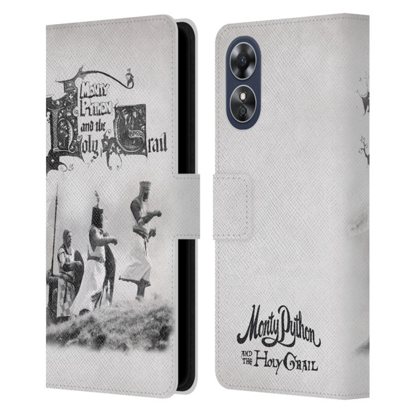 Monty Python Key Art Holy Grail Leather Book Wallet Case Cover For OPPO A17