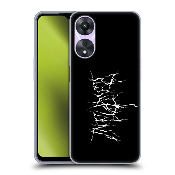 In Flames Metal Grunge Metal Logo Soft Gel Case for OPPO A78 5G