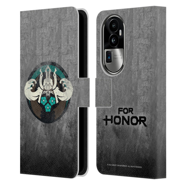For Honor Icons Samurai Leather Book Wallet Case Cover For OPPO Reno10 Pro+