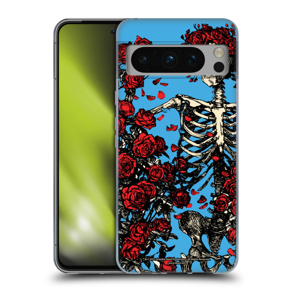 Grateful Dead Trends Bertha Skull Roses Soft Gel Case for Google Pixel 8 Pro
