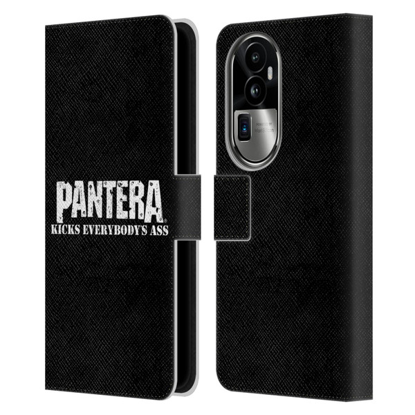 Pantera Art Kicks Leather Book Wallet Case Cover For OPPO Reno10 Pro+