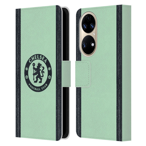 Chelsea Football Club 2023/24 Kit Third Leather Book Wallet Case Cover For Huawei P50