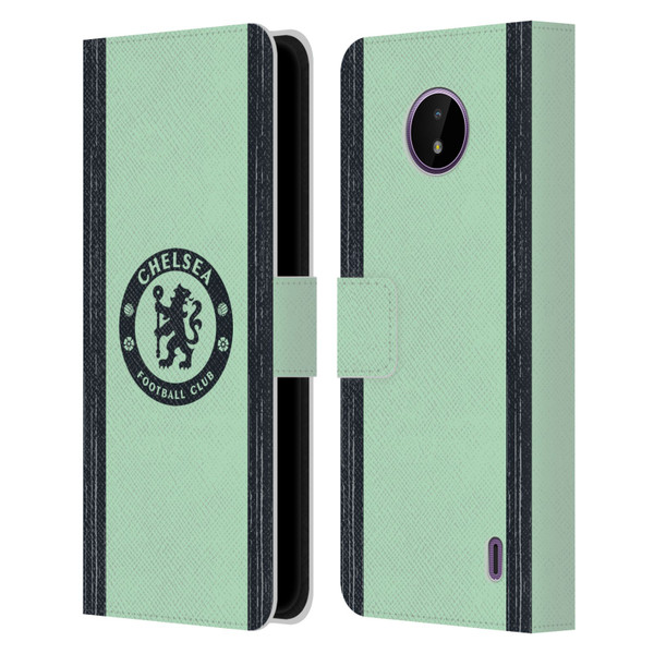 Chelsea Football Club 2023/24 Kit Third Leather Book Wallet Case Cover For Nokia C10 / C20