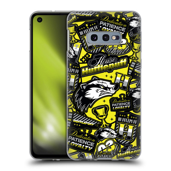 Harry Potter Badge Up House Hufflepuff Soft Gel Case for Samsung Galaxy S10e