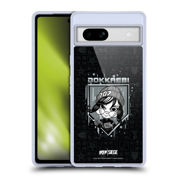 Tom Clancy's Rainbow Six Siege Chibi Operators Dokkaebi Soft Gel Case for Google Pixel 7a