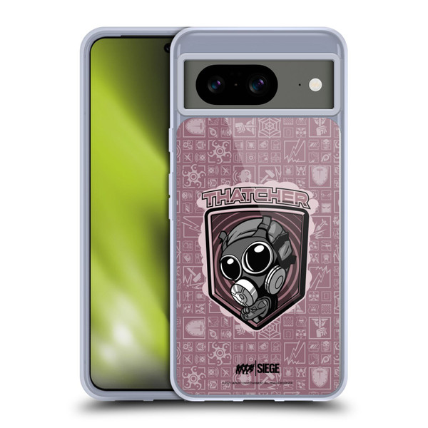 Tom Clancy's Rainbow Six Siege Chibi Operators Thatcher Soft Gel Case for Google Pixel 8
