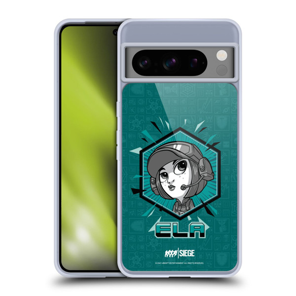 Tom Clancy's Rainbow Six Siege Chibi Operators Ela Soft Gel Case for Google Pixel 8 Pro