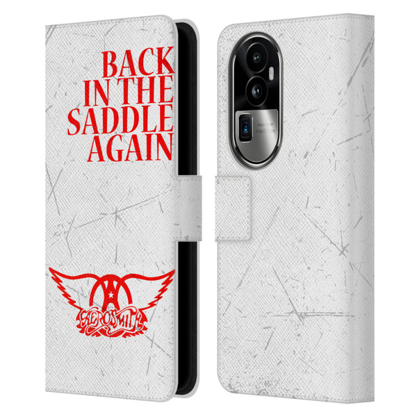 Aerosmith Classics Back In The Saddle Again Leather Book Wallet Case Cover For OPPO Reno10 Pro+