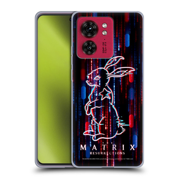 The Matrix Resurrections Key Art Choice Is An Illusion Soft Gel Case for Motorola Moto Edge 40