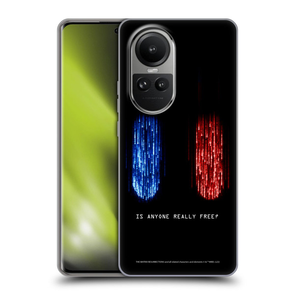 The Matrix Resurrections Key Art Is Anyone Really Free Soft Gel Case for OPPO Reno10 5G / Reno10 Pro 5G