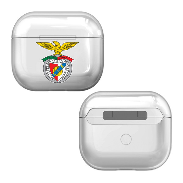 S.L. Benfica Logo Plain Clear Hard Crystal Cover Case for Apple AirPods 3 3rd Gen Charging Case