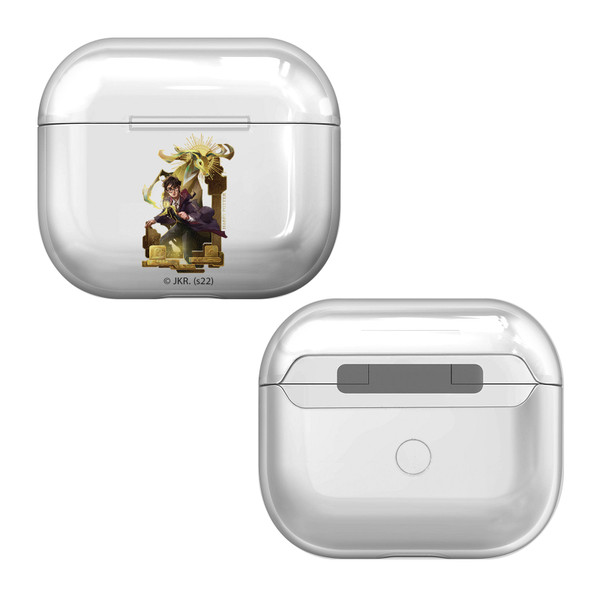 Harry Potter: Magic Awakened Characters Harry Potter Clear Hard Crystal Cover Case for Apple AirPods 3 3rd Gen Charging Case