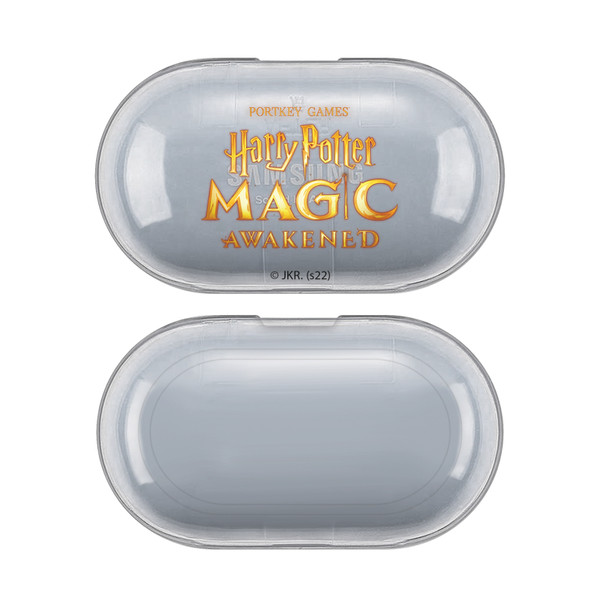 Harry Potter: Magic Awakened Characters Logo Clear Hard Crystal Cover Case for Samsung Galaxy Buds / Buds Plus