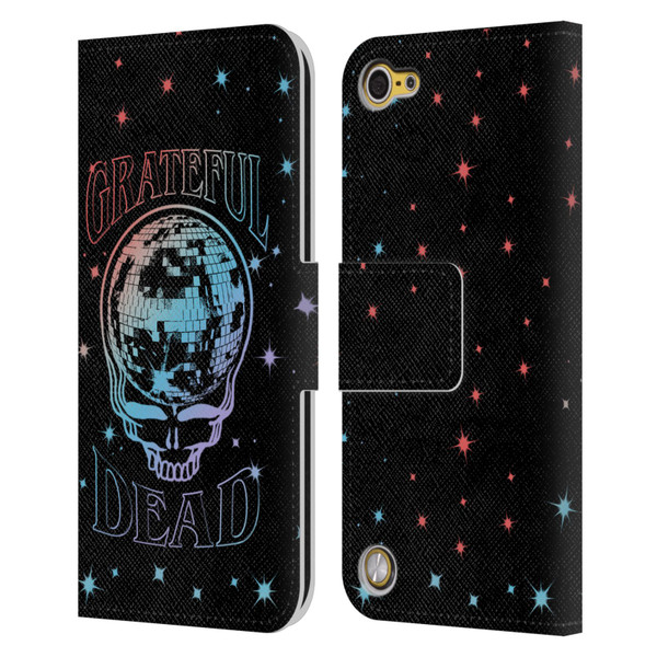 Grateful Dead Trends Skull Logo Leather Book Wallet Case Cover For Apple iPod Touch 5G 5th Gen