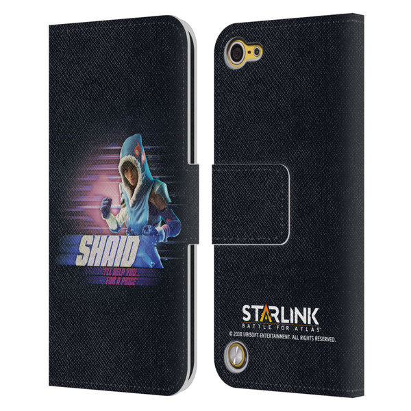 Starlink Battle for Atlas Character Art Shaid Leather Book Wallet Case Cover For Apple iPod Touch 5G 5th Gen