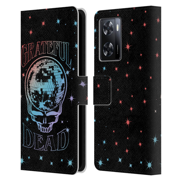 Grateful Dead Trends Skull Logo Leather Book Wallet Case Cover For OPPO A57s