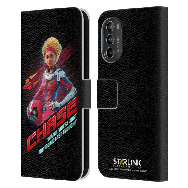 Starlink Battle for Atlas Character Art Calisto Chase Da Silva Leather Book Wallet Case Cover For Motorola Moto G82 5G