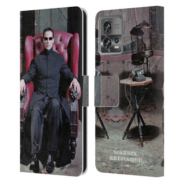 The Matrix Reloaded Key Art Neo 4 Leather Book Wallet Case Cover For Motorola Moto Edge 30 Fusion