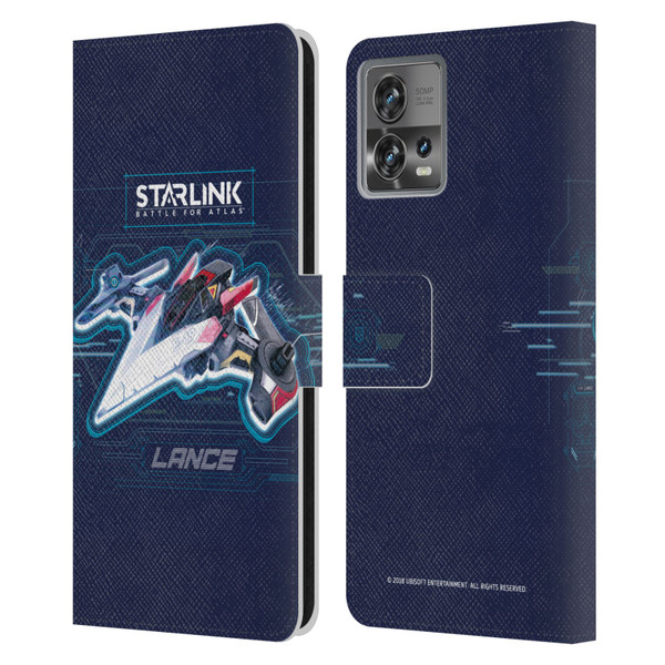 Starlink Battle for Atlas Starships Lance Leather Book Wallet Case Cover For Motorola Moto Edge 30 Fusion