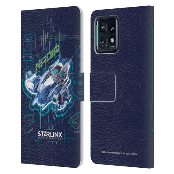 Starlink Battle for Atlas Starships Nadir Leather Book Wallet Case Cover For Motorola Moto Edge 40 Pro