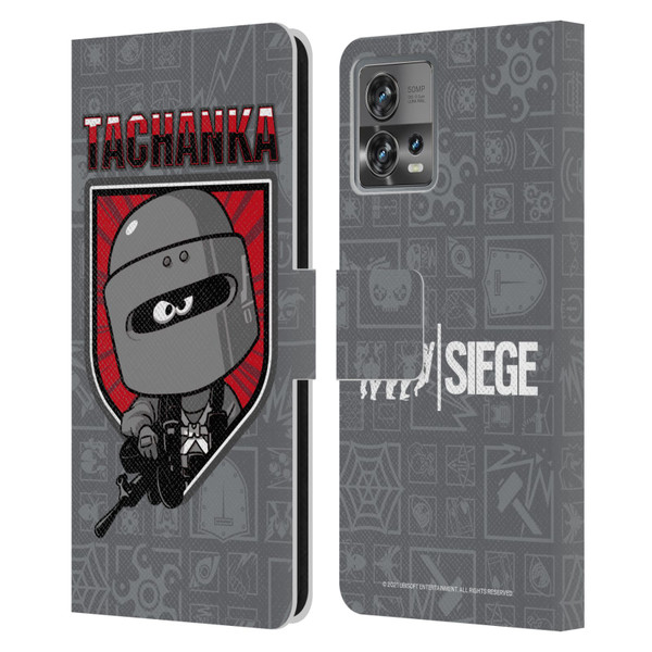 Tom Clancy's Rainbow Six Siege Chibi Operators Tachanka Leather Book Wallet Case Cover For Motorola Moto Edge 30 Fusion
