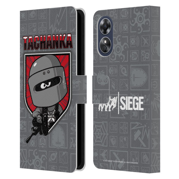 Tom Clancy's Rainbow Six Siege Chibi Operators Tachanka Leather Book Wallet Case Cover For OPPO A17