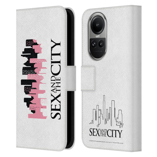 Sex and The City: Television Series Graphics City Leather Book Wallet Case Cover For OPPO Reno10 5G / Reno10 Pro 5G