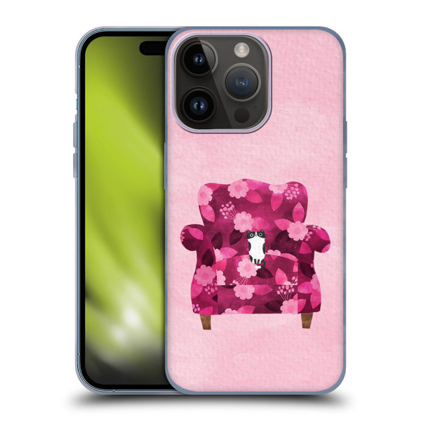Planet Cat Arm Chair Raspberry Chair Cat Soft Gel Case for Apple iPhone 15 Pro
