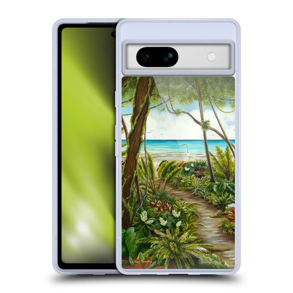 Lisa Sparling Birds And Nature Paradise Soft Gel Case for Google Pixel 7a