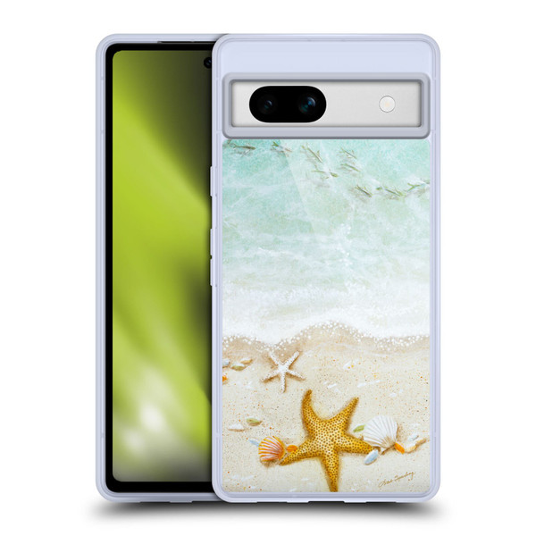 Lisa Sparling Birds And Nature Sandy Shore Soft Gel Case for Google Pixel 7a