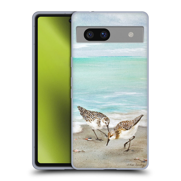 Lisa Sparling Birds And Nature Surfside Dining Soft Gel Case for Google Pixel 7a