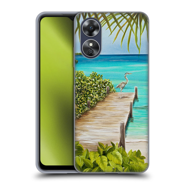 Lisa Sparling Birds And Nature Coastal Seclusion Soft Gel Case for OPPO A17