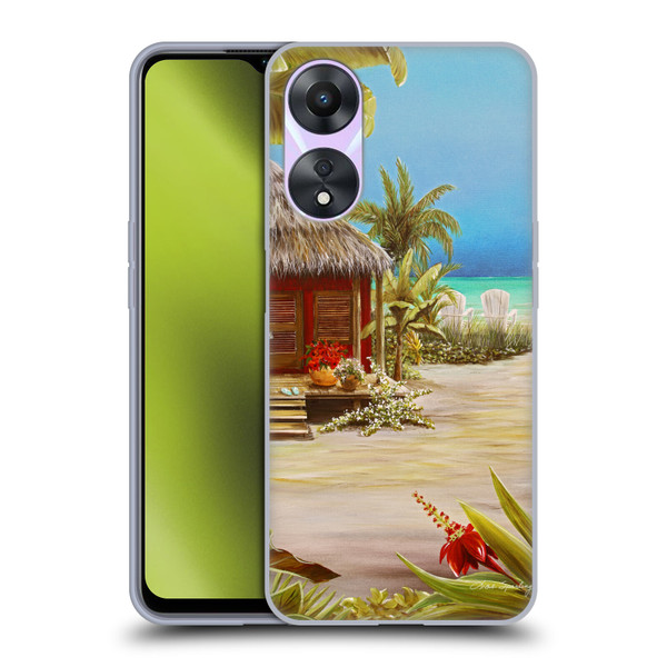 Lisa Sparling Birds And Nature Beach House Soft Gel Case for OPPO A78 5G