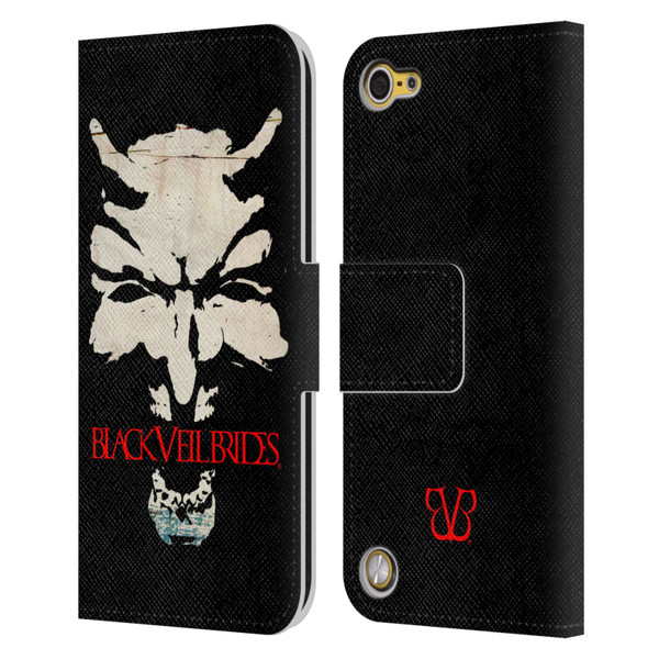 Black Veil Brides Band Art Devil Art Leather Book Wallet Case Cover For Apple iPod Touch 5G 5th Gen