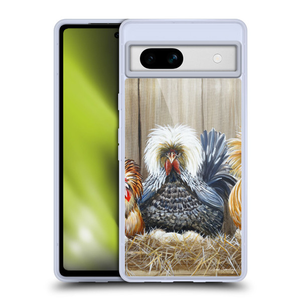 Lisa Sparling Creatures Wicked Chickens Soft Gel Case for Google Pixel 7a