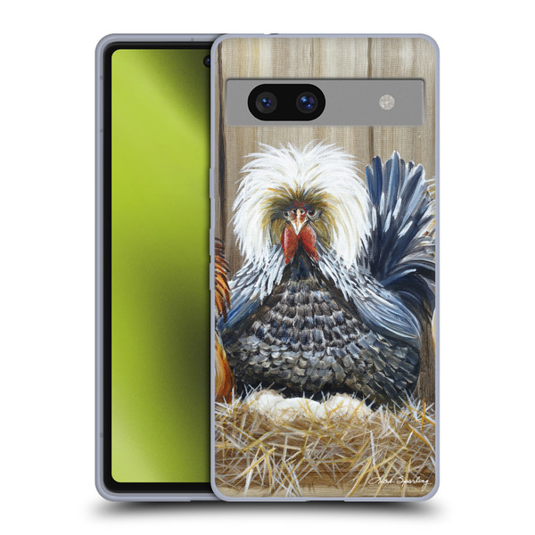 Lisa Sparling Creatures Wicked Chickens Soft Gel Case for Google Pixel 7a
