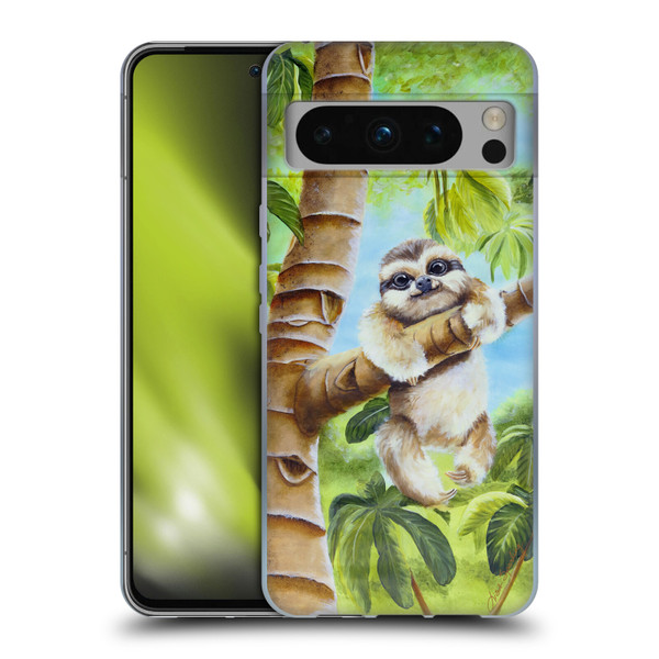 Lisa Sparling Creatures Cutest Sloth Soft Gel Case for Google Pixel 8 Pro