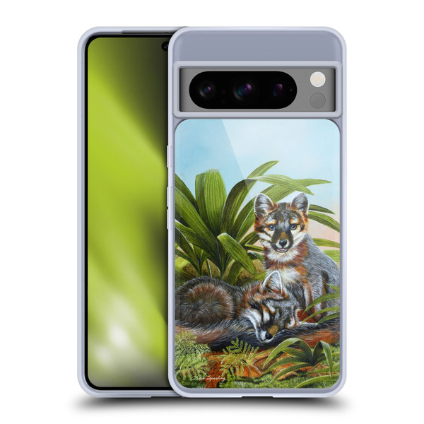 Lisa Sparling Creatures Red Fox Kits Soft Gel Case for Google Pixel 8 Pro