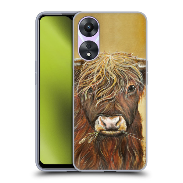 Lisa Sparling Creatures Highland Cow Fireball Soft Gel Case for OPPO A78 5G