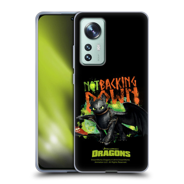 How To Train Your Dragon II Toothless Not Backing Down Soft Gel Case for Xiaomi 12