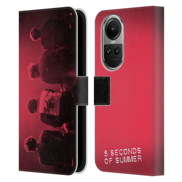 5 Seconds of Summer Posters Colour Washed Leather Book Wallet Case Cover For OPPO Reno10 5G / Reno10 Pro 5G